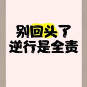 别回头逆行全责
