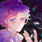 紫色粉黛